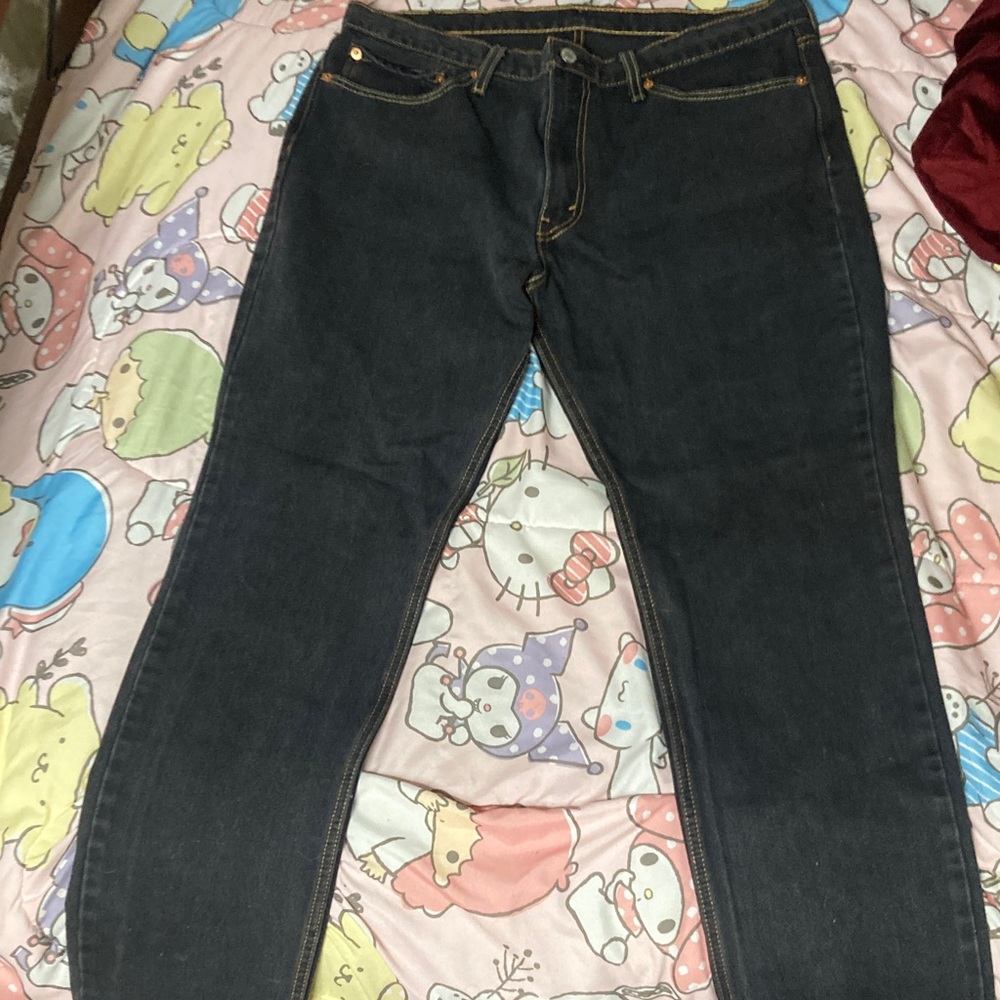 Levi's Men's Dark Blue Straight Jeans